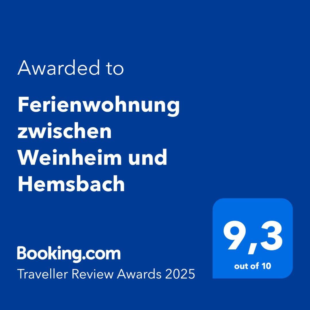 Ferienwohnung Zwischen Weinheim Und Hemsbach Exterior photo